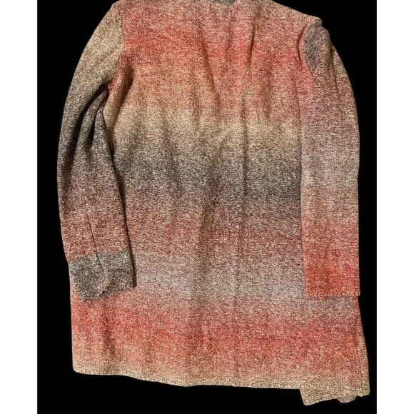 Style & Co Women Long Open Cardigan Sweater Ombre Pink Purple XS - Picture 4 of 4